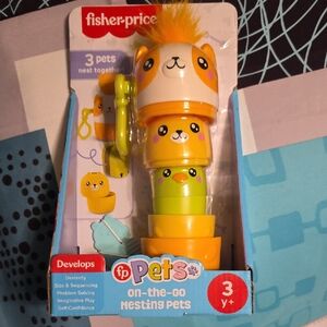 Fisher-Price  Colorful,Pets On The Go Nesting Toy, 3yo+, Boxed & New